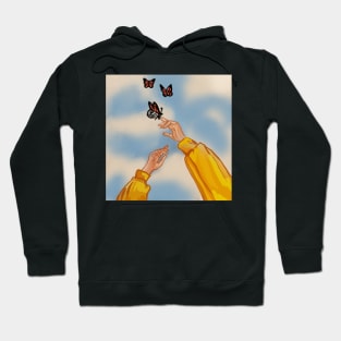 Reach out to the butterflies Hoodie